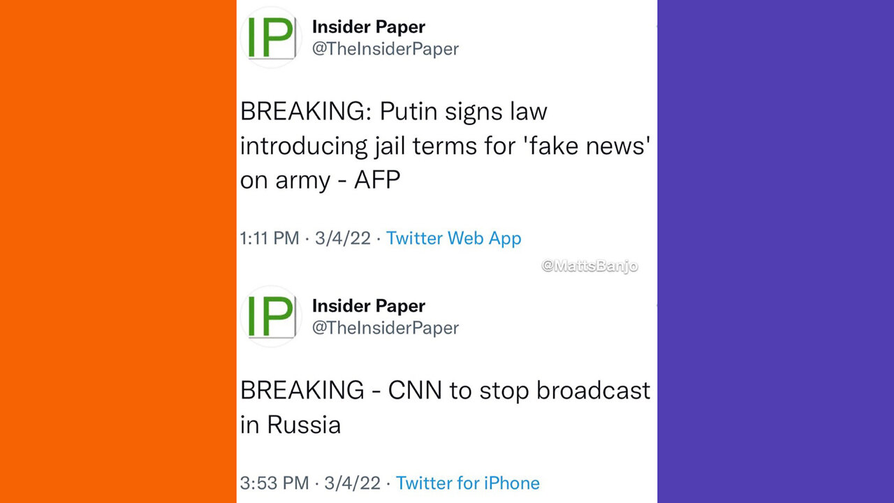 CNN Flees Russia After Fake News Law Signed