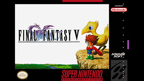 Final Fantasy V 5 1992 SNES Nintendo LIVE Playthrough - Retro Games Live Gameplay