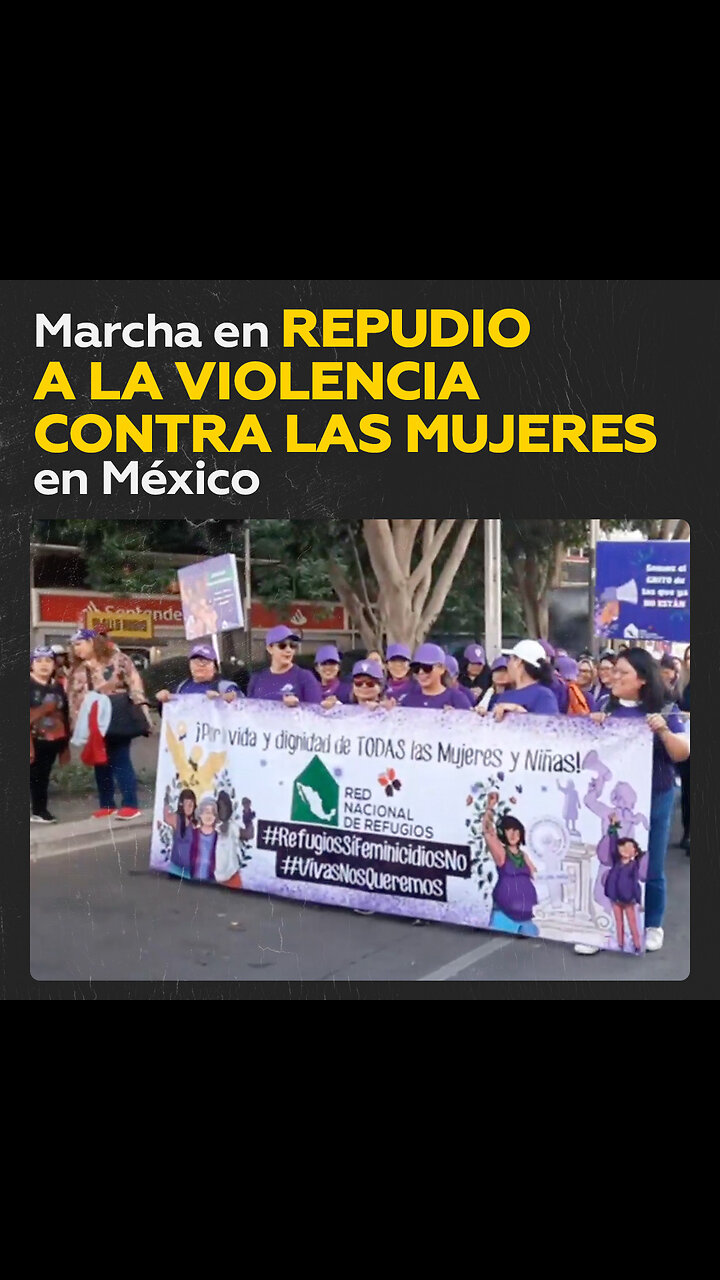 Inician en Ciudad de México la marcha 25N contra la violencia a las mujeres