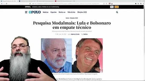 PESQUISA MODAL aponta empate técnico entre MOLUSCO e BOLSO, ainda ESTÁ ERRADO, mas ERRA MENOS