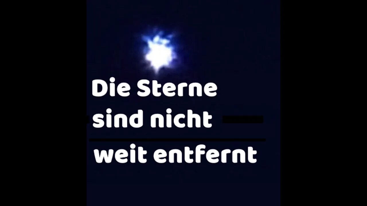 Sterne sind nicht weit weg von uns