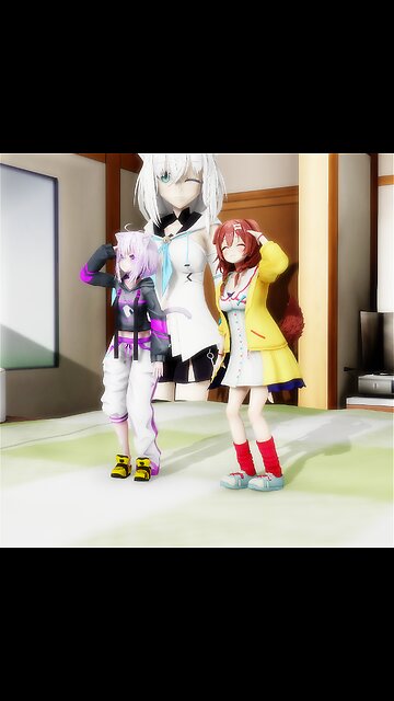 🅼🅼🅳 Hololive: Smol Korone & Okayu With Mio & Fubuki Having Fun In Their House!