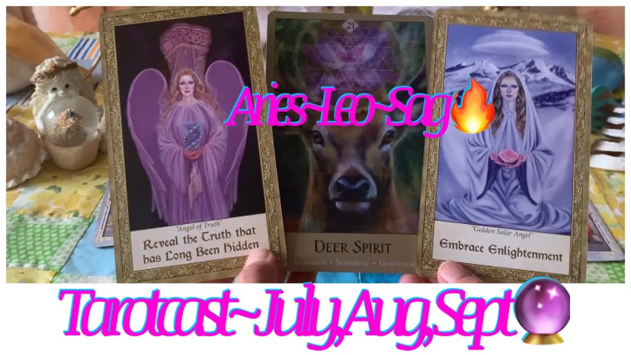 Aries~Leo~Sagittarius ❤️🔥 “Crossing The Bridge!” Tarotcast for July, August, September ~ Solstice