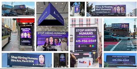 Artisan, a new AI Company, with the slogan "Stop Hiring Human" - Hot debate 2024-2025