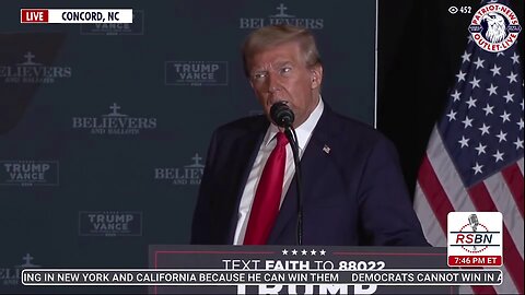 LIVE REPLAY: Trump Delivers Remarks at 11th Hour Faith Leaders Meeting in Concord, NC | 10-21-2024