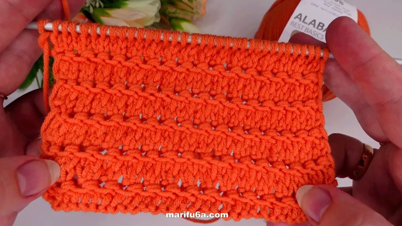 How to knit simple chain stitch for beginners simple tutorial by marifu6a