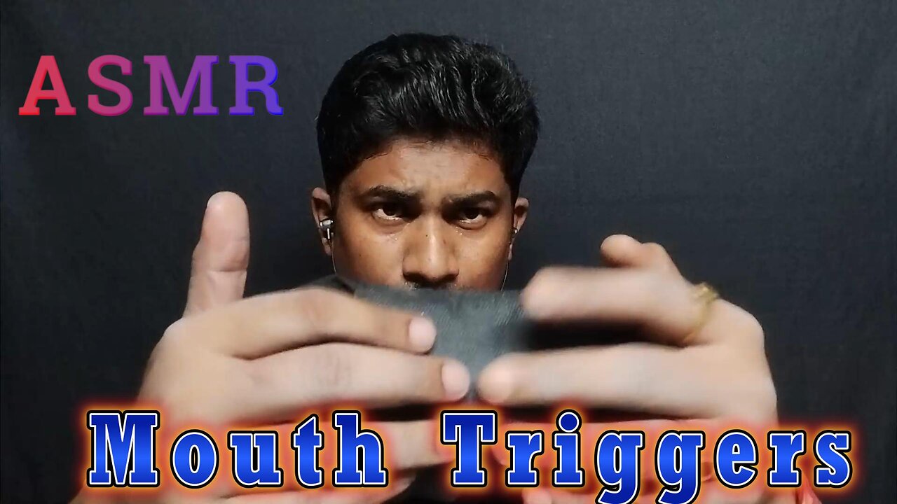 asmr aggressive mouth triggers sound to sleep