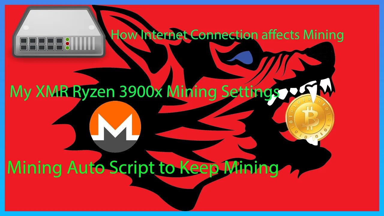 Crypto Mining Auto Miner Script l How Internet affects Mining l XMR 3900x Settings