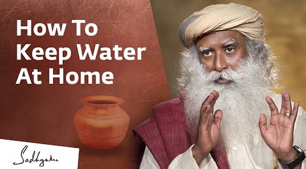 How To Keep Water At Home