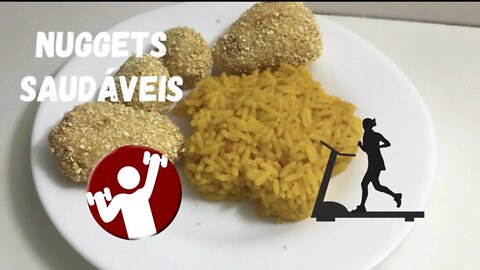 Nuggets Saudáveis - Para quando der aquela vontade de comer coisa boa sem sair da dieta #FiqueEmCasa