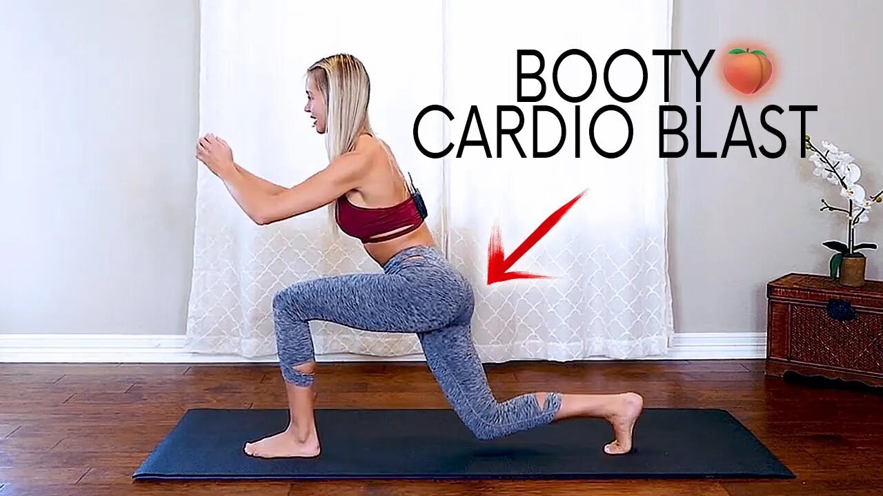 Cardio Booty Workout 🍑 HIIT for toning the Glutes & Building Muscle, Burn Fat 🔥