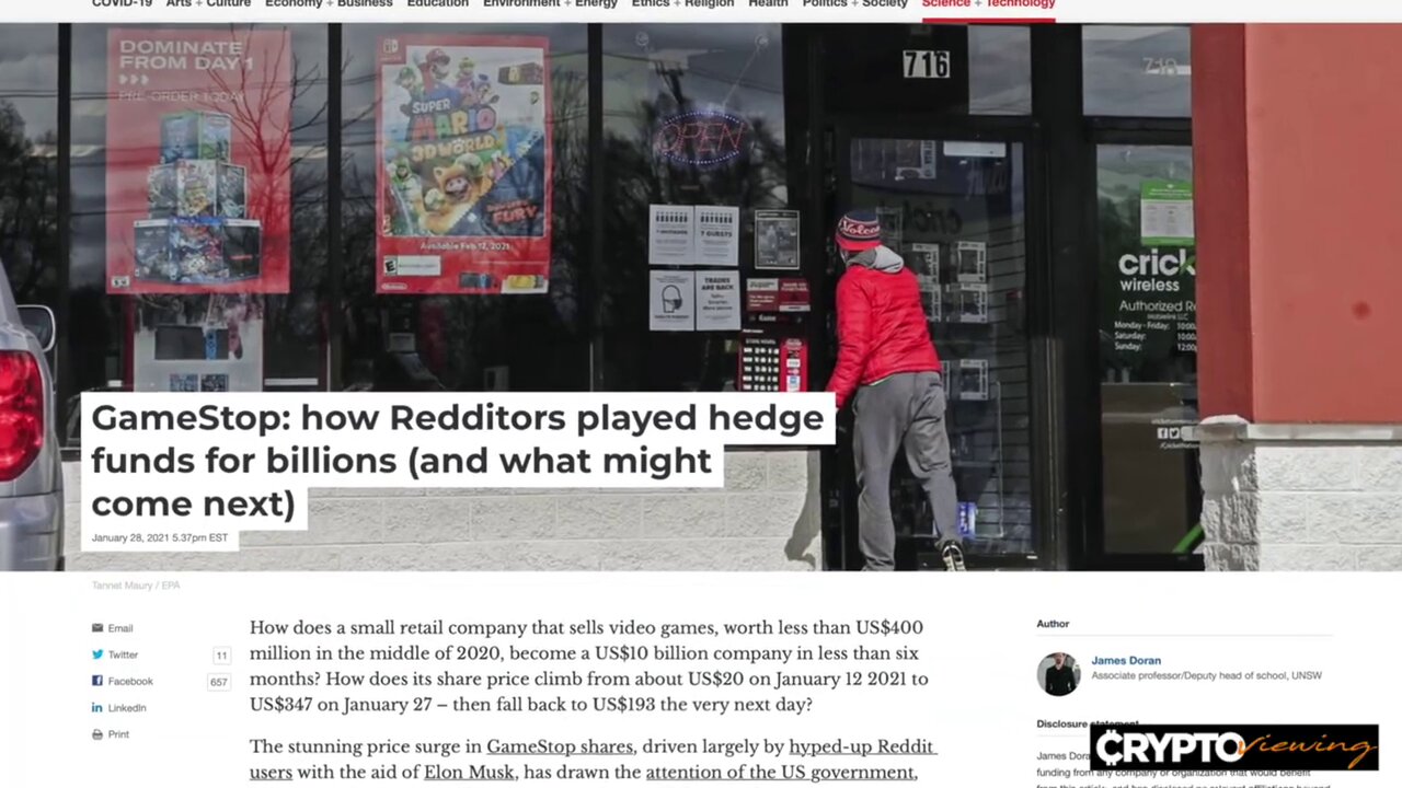 2/29/2021: GameStop & Robinhood | Bank Runs, Banking Collapse, SVB, Credit Suisse | BE YOUR OWN BANK