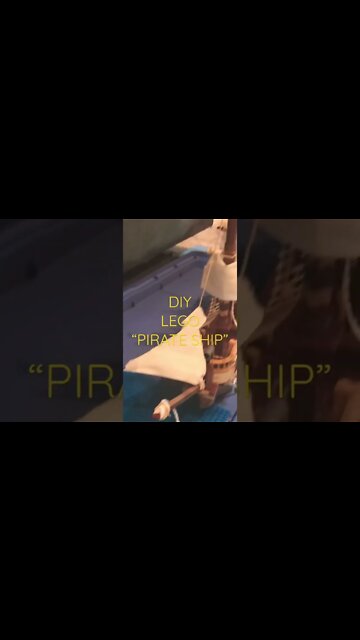 LEGO + CRAFT IDEAS [DIY PIRATE SHIP]