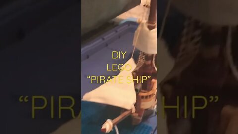 LEGO + CRAFT IDEAS [DIY PIRATE SHIP]