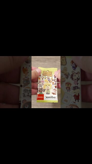 Animal Crossing Amiibo Cards Unboxed! Part 3 #SHORTS