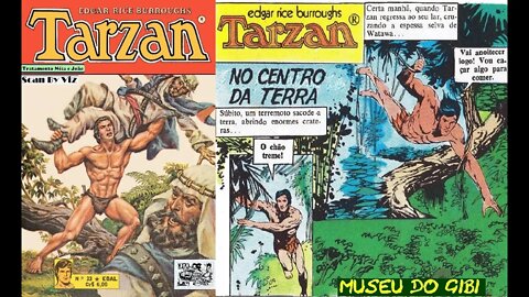 TARZAN FORMATINHO 33 NO CENTRO DA TERRA -#museudogibi #quadrinhos #comics #manga