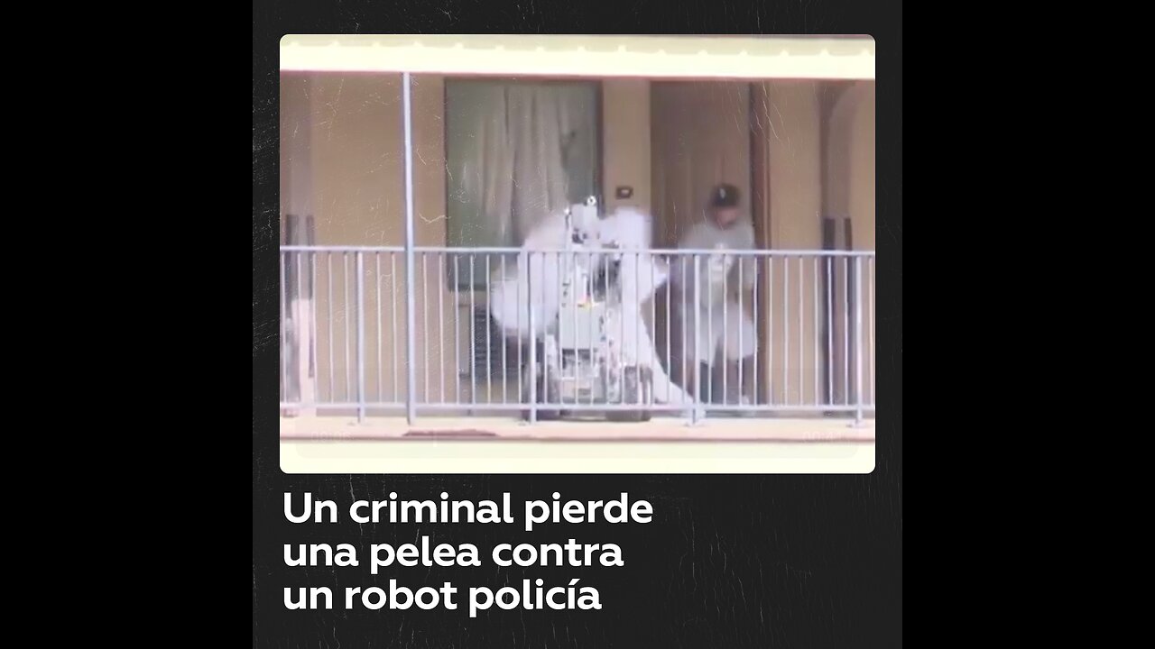 Delincuente atrincherado en un motel es neutralizado por un robot en Texas