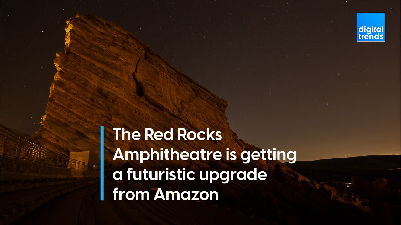 The Red Rocks Amphitheatre is getting a futuristic upgrade from Amazon