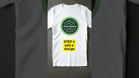 Easy T-Shirt Mockups! #photopea