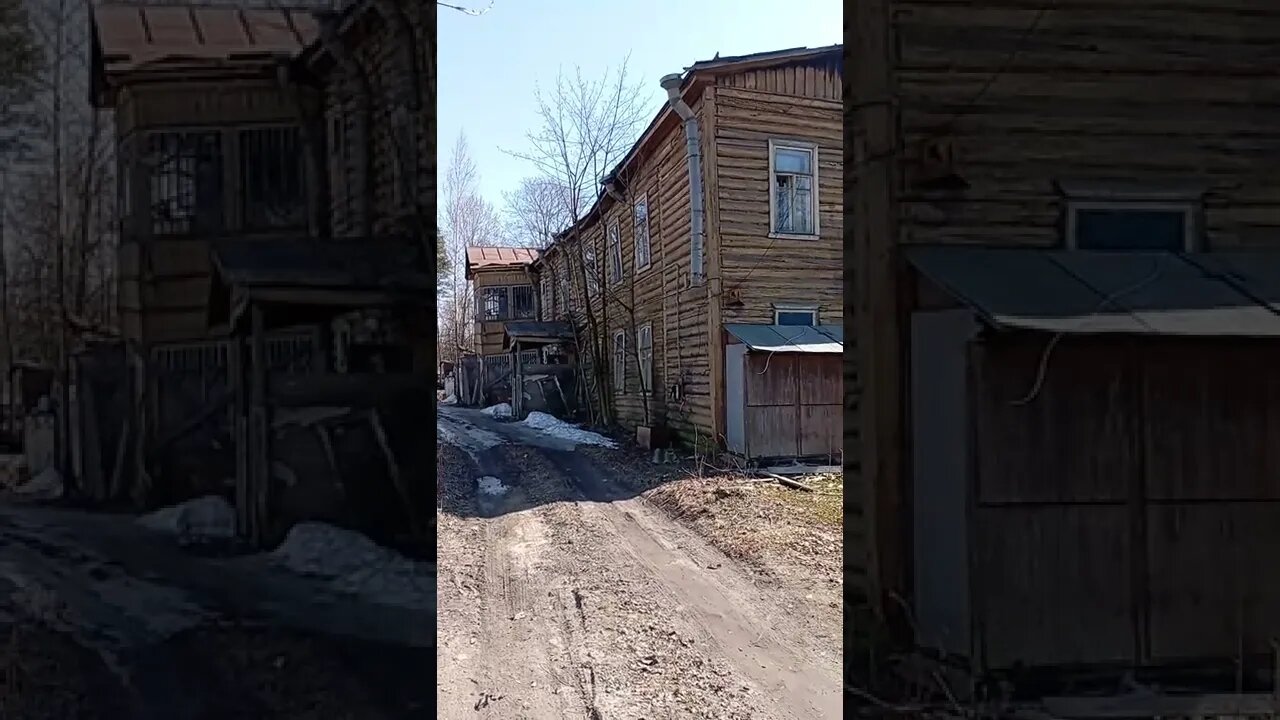 Early Soviet Era Communal Log House.
