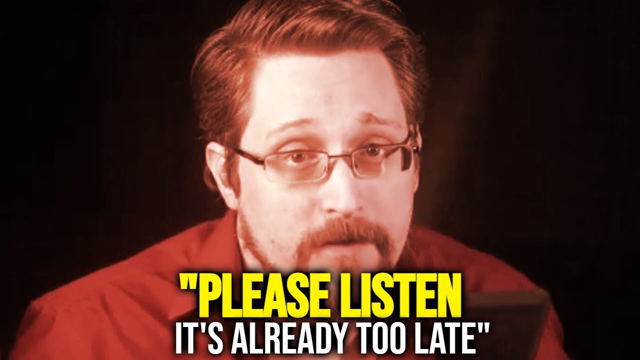 Edward Snowden CRIES - "It Will Be Mandatory Next Year"