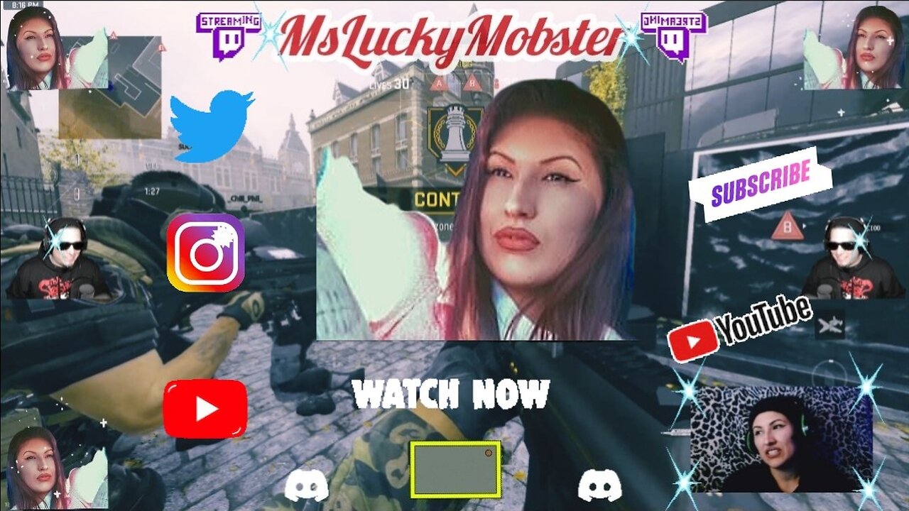 MsLuckyMobster: Gamer, Twitch Streamer.