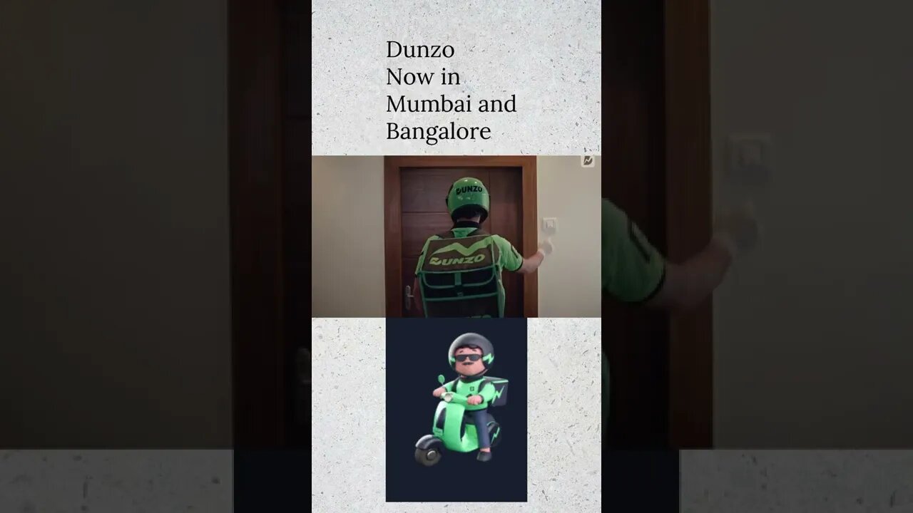 Dunzo Now in Mumbai and Bangalore #shorts