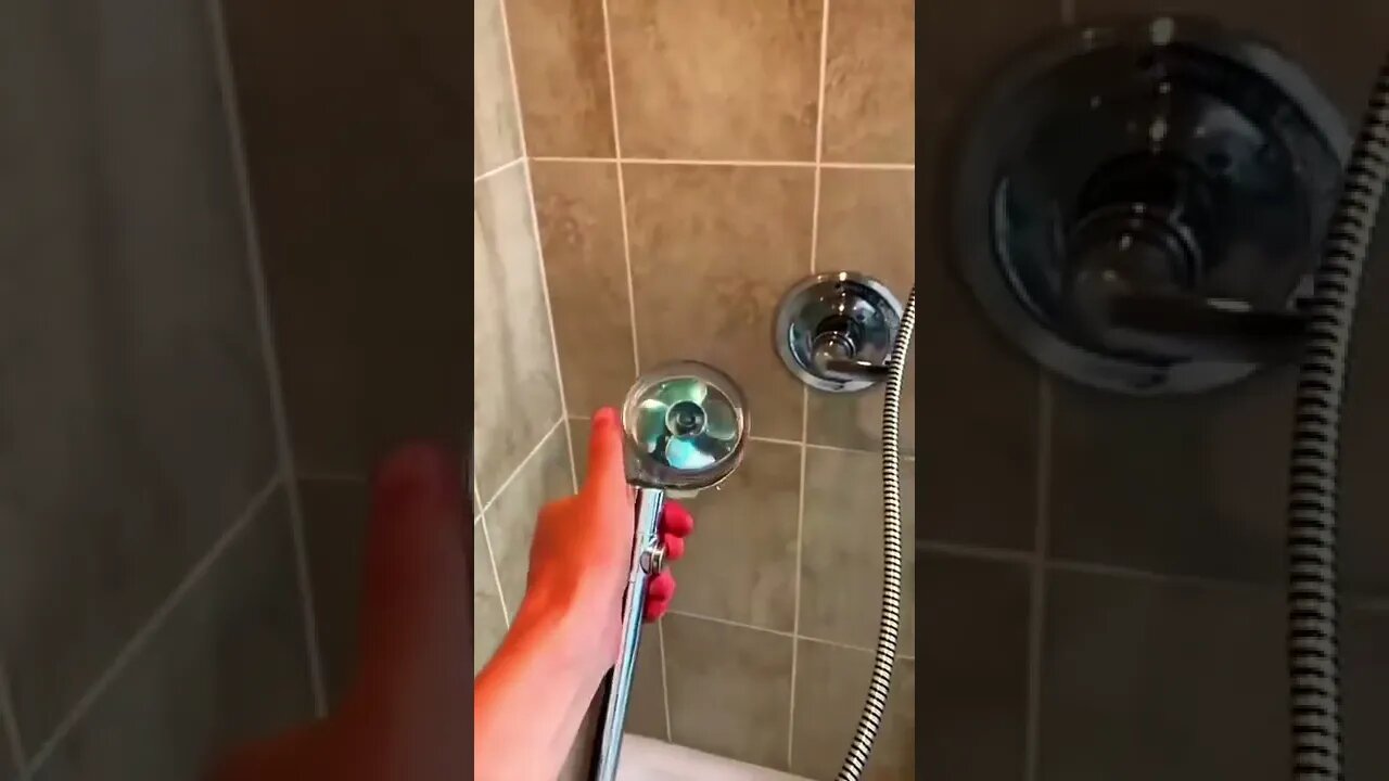 amazing shower tranparent fan
