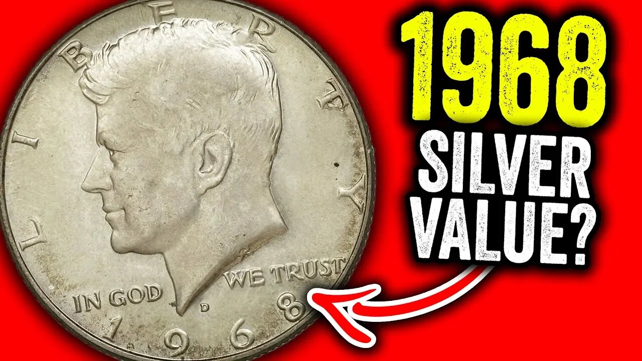 IF YOU HAVE A 1968 HALF DOLLAR COIN LOOK FOR THESE ERROR COINS WORTH MONEY