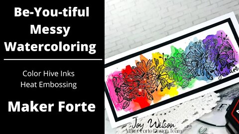 Be-You-tiful Messy Water Coloring