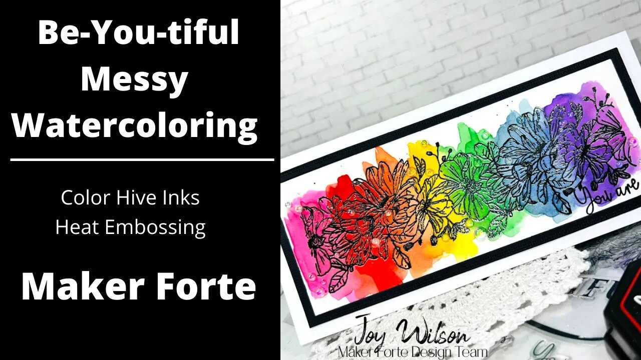 Be-You-tiful Messy Water Coloring