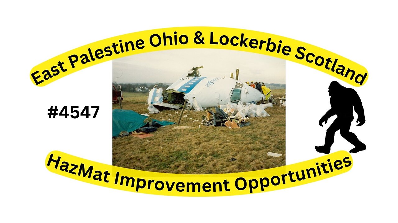 East Palestine Ohio & Lockerbie Scotland strong communities affected by disaster