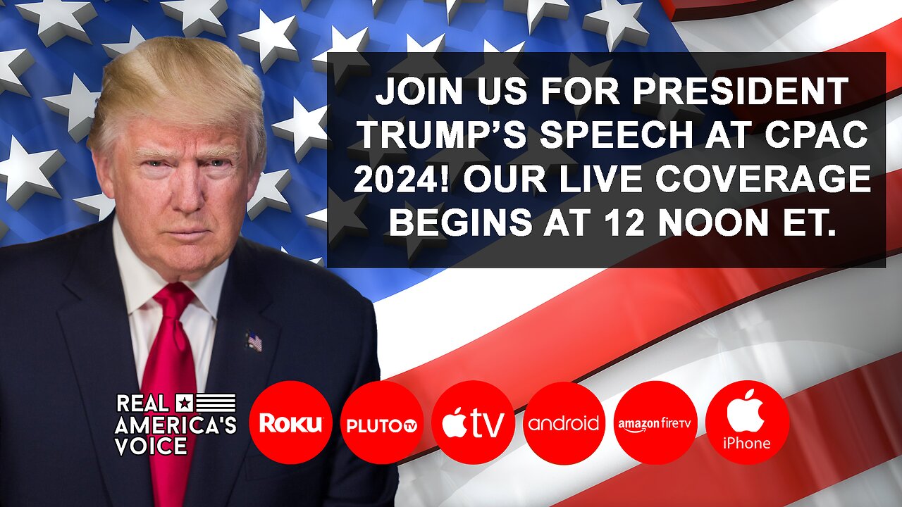 PRESIDENT TRUMP'S SPEECH LIVE AT CPAC 2024