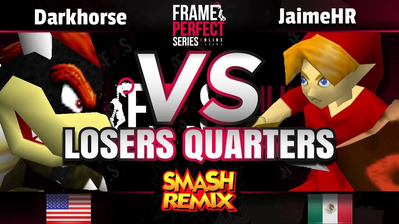 FPS3 Online L. Quarters - VGBC | Darkhorse (Bowser/Falcon) vs. RG | JaimeHR (Y. Link) - Smash Remix