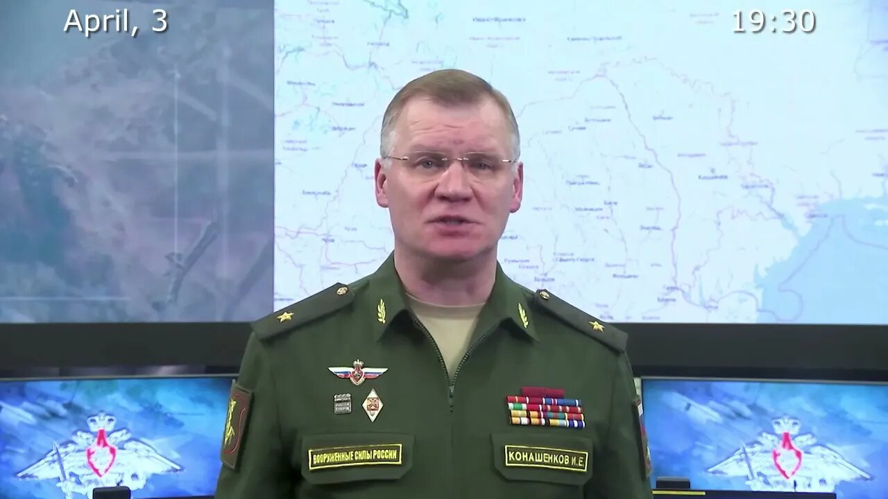 Russia's MoD April 3 Nightly Special Military Operation Status Update!