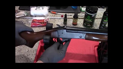 How to clean the Stevens 9478 break action 10 gauge shotgun