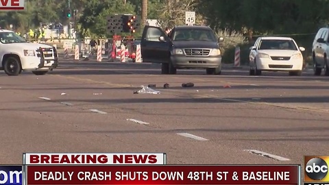 Phoenix police investigating hit and run