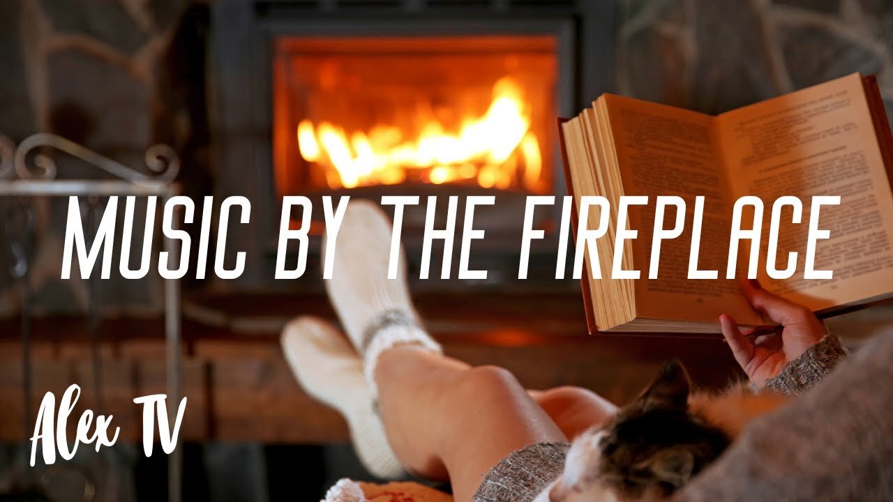 Music by the fireplace. Music for sleep.