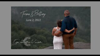 Thomas & Brittany elopement Wedding