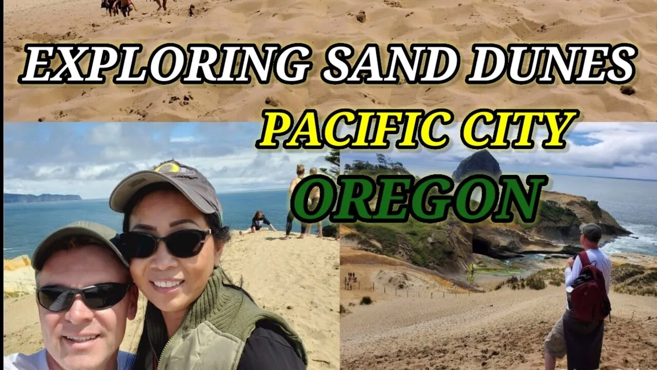 Exploring Sand Dunes Pacific city Oregon🇺🇲