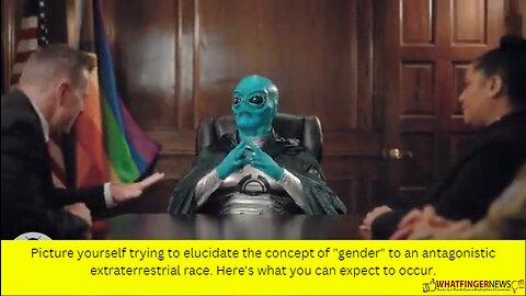 Picture yourself trying to elucidate the concept of "gender" to an antagonistic extraterrestrial