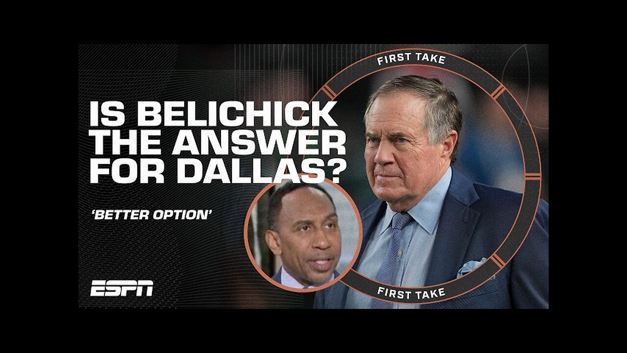 'He's a BETTER OPTION' 🗣️ Stephen A. on why Bill Belichick should replace Mike McCarthy | First Take