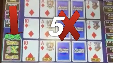 5X Royal Flush Draw! #SuperTimesPay #VideoPoker