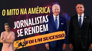 BIDEN RECEBE BOLSONARO || Jornalistas se rendem ao mito 🤣