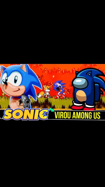 ENGRAÇADO jogo do SONIC AMONG US | Sonic.exe Literal #shorts