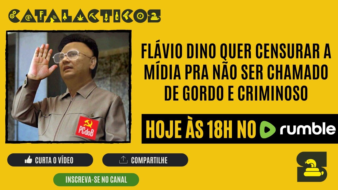 #39 Flávio Dino Quer Censurar A Mídia Pra Não Ser Chamado De Gordo E Criminoso