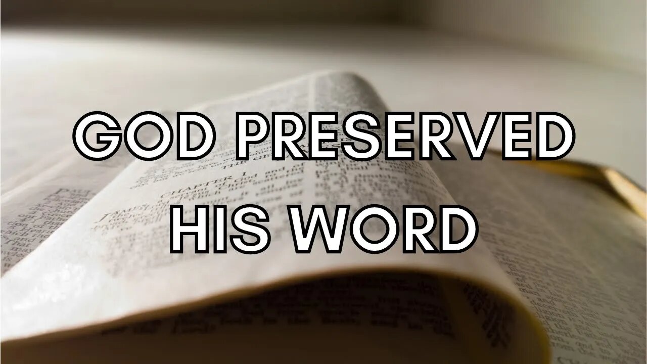 God Preserved His Word! | King James Only - Bible Sermon Clip