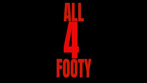 All Four Footy Rnd 11 Season 2