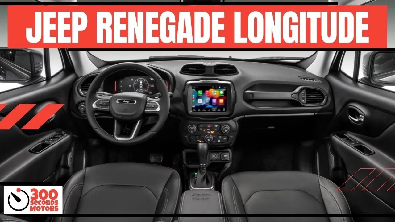 JEEP RENEGADE 2022 LONGITUDE 1.3 turbo 183 hp Small SUV with big personality & capability - Interior