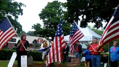 Justin Brooks on Flag Day event.AVI